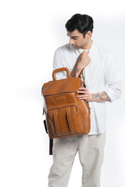 Brown Metro Mover Backpack