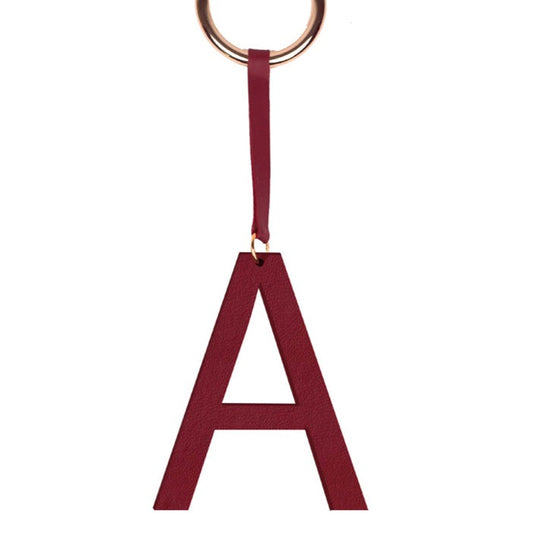 Berry Red Letter Bag Charm