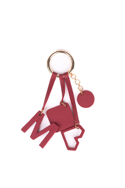 Berry Red Bag charm