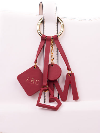 Berry Red Bag charm