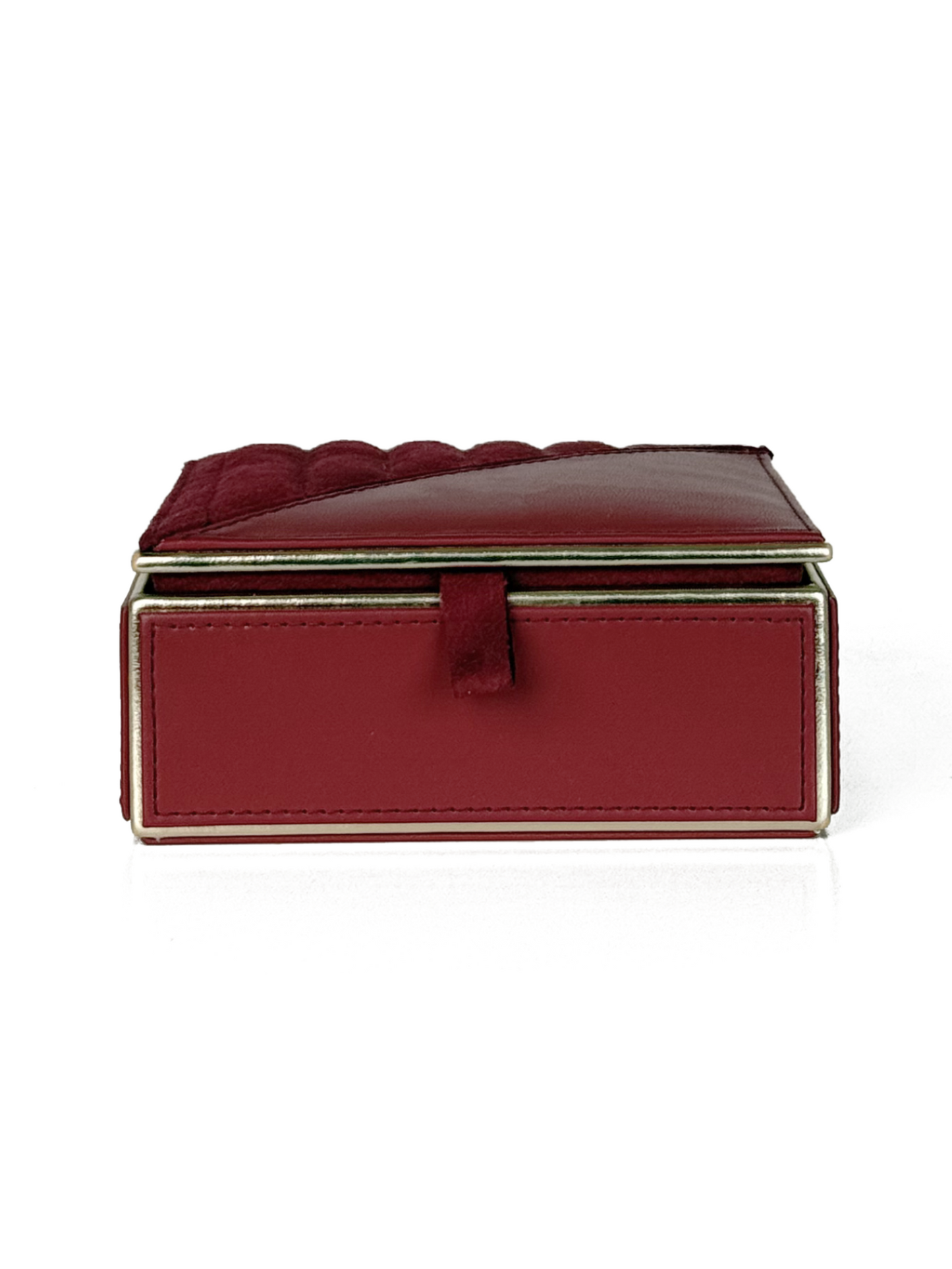 Suede Quilted Jewelry Box