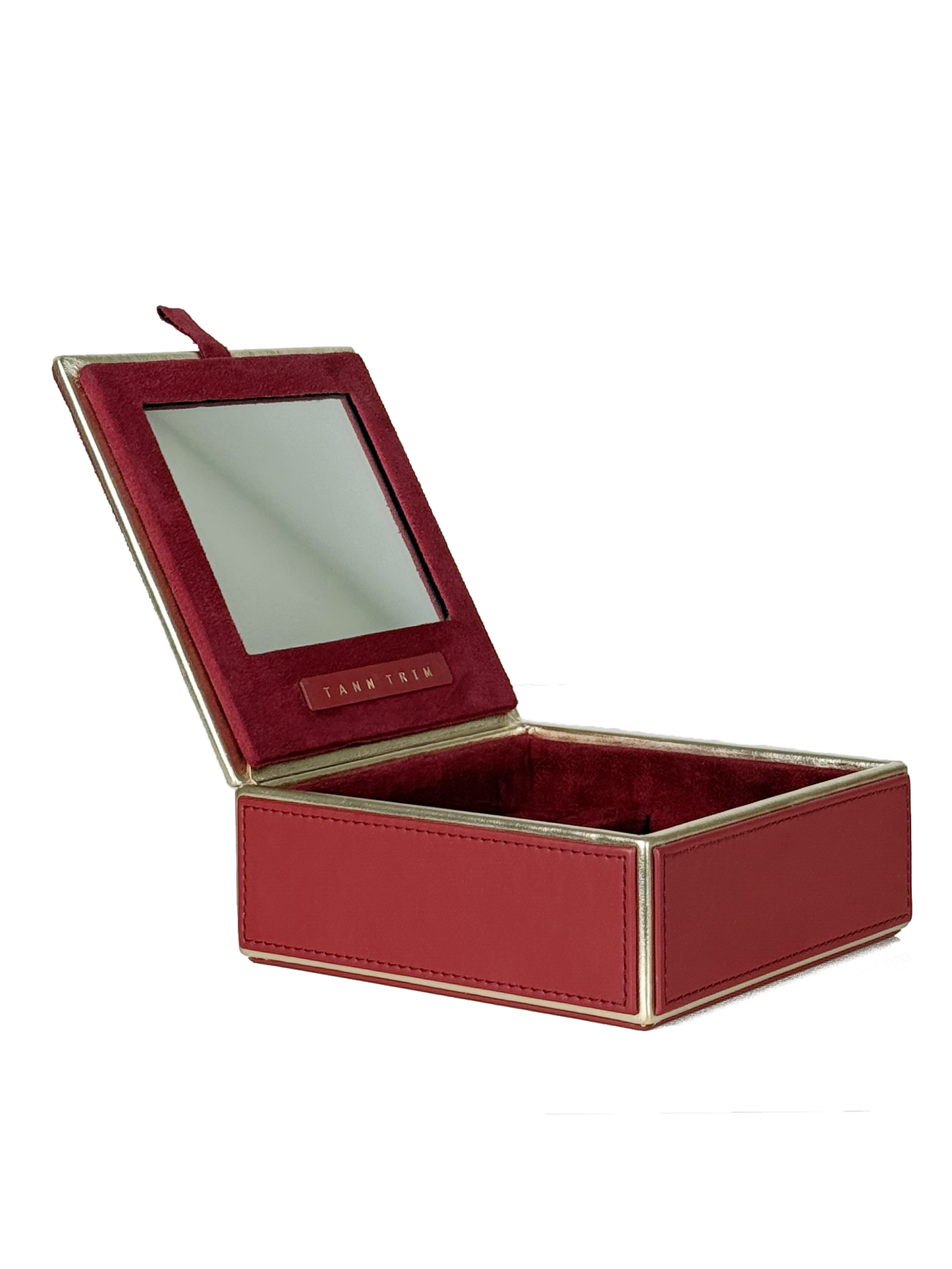 Suede Quilted Jewelry Box