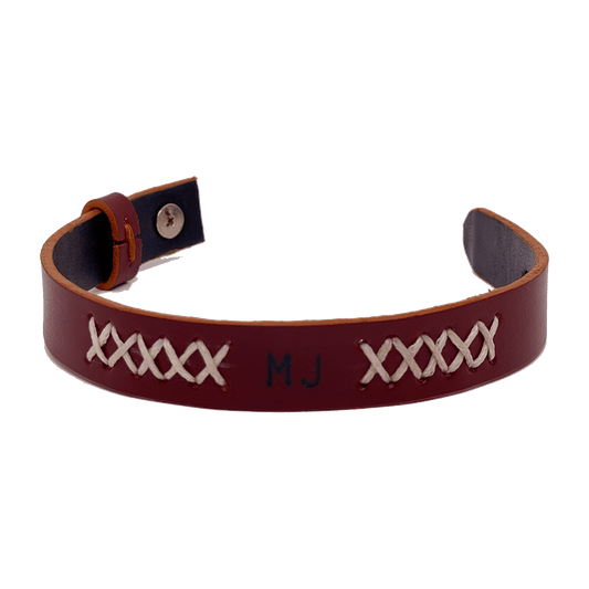 Maroon hand-crafted band