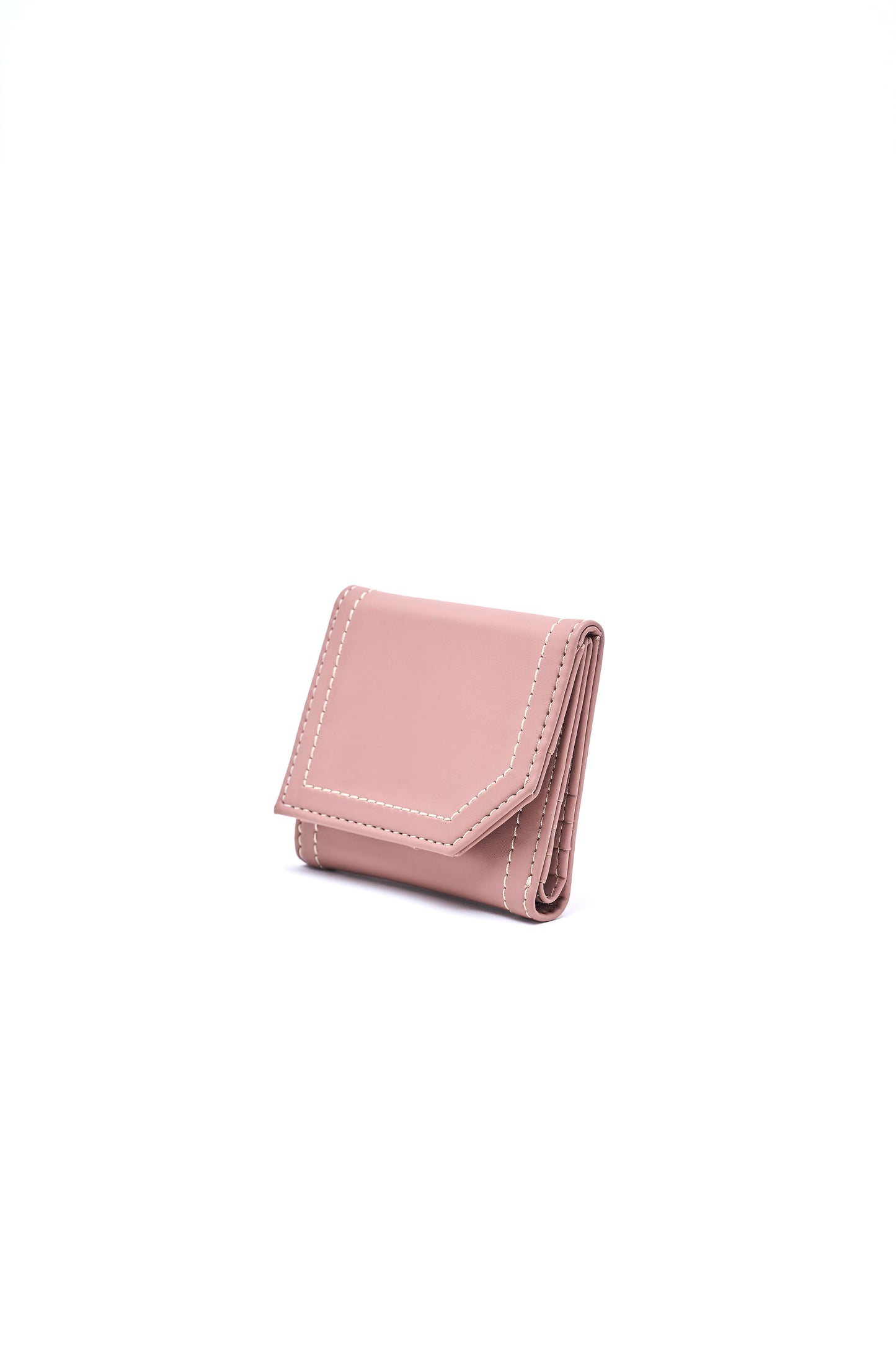 Finefold Wallet : Powder Pink