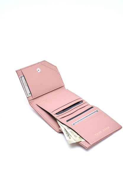 Finefold Wallet : Powder Pink