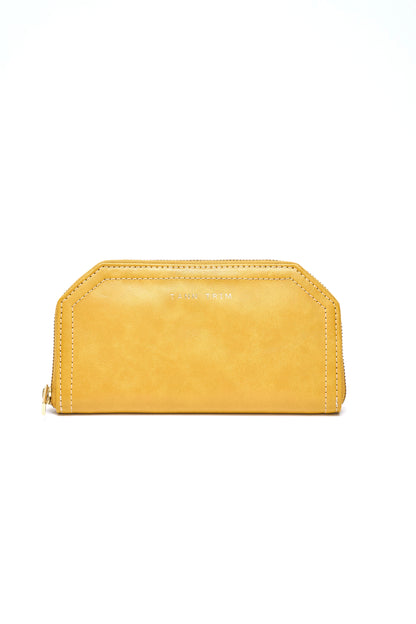 Angler Zip Wallet: Mustard