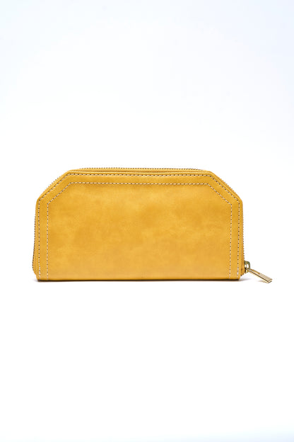 Angler Zip Wallet: Mustard