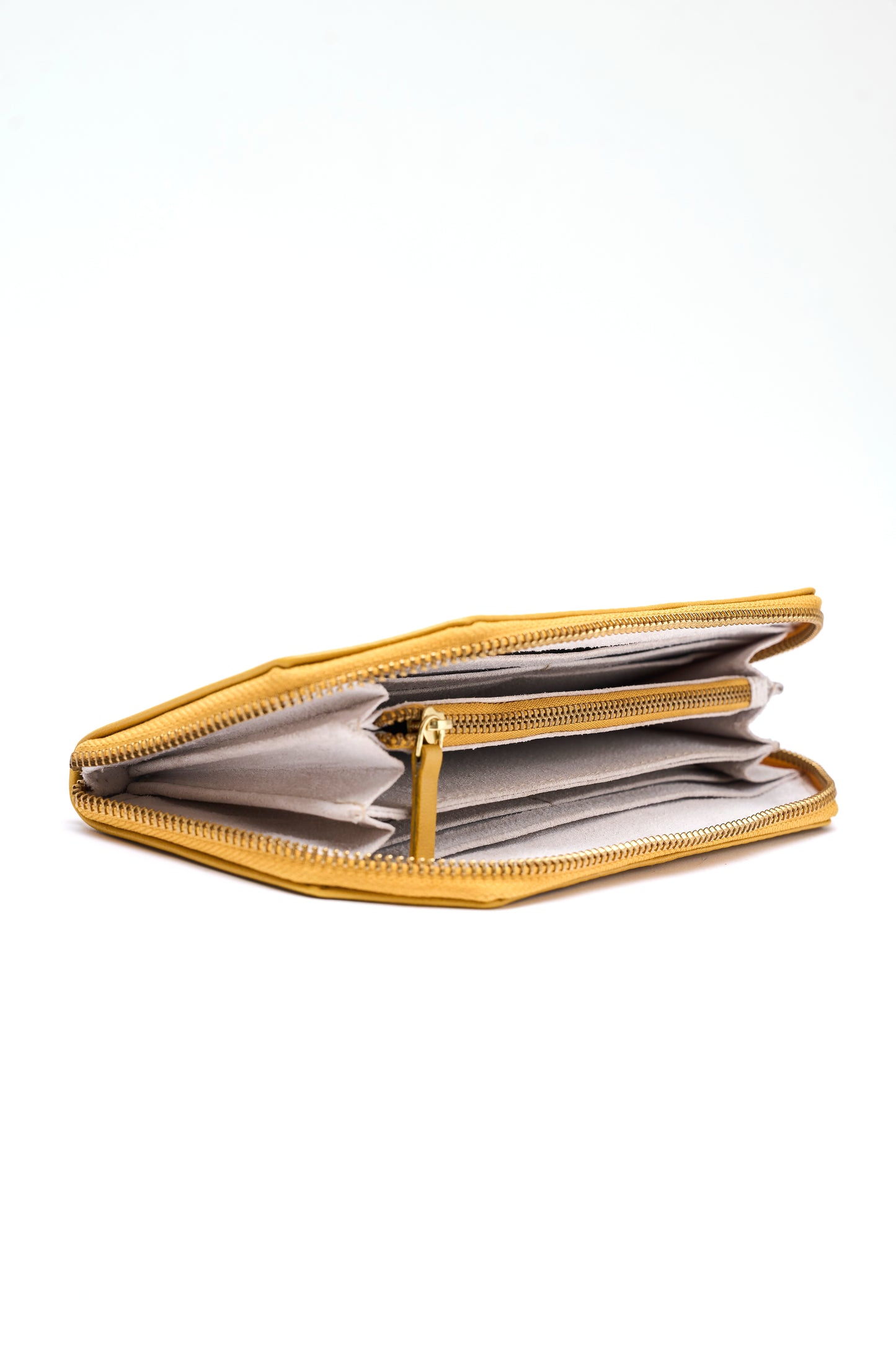 Angler Zip Wallet: Mustard